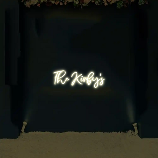 CREATE YOUR OWN WEDDING NEON SIGN The Kirby’s