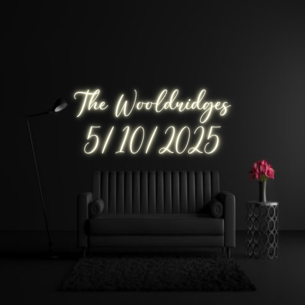 CREATE YOUR OWN WEDDING NEON SIGN The Wooldridg...