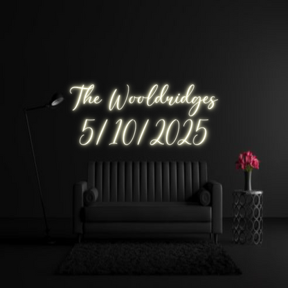 CREATE YOUR OWN WEDDING NEON SIGN The Wooldridg...