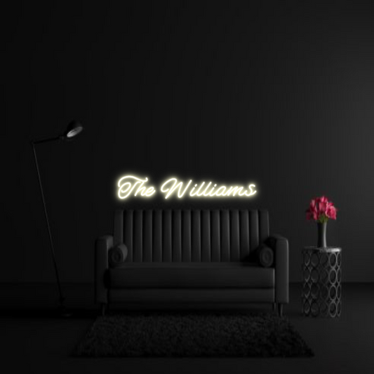 CREATE YOUR OWN WEDDING NEON SIGN The Williams