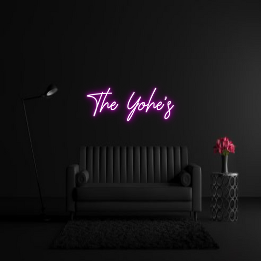CREATE YOUR OWN WEDDING NEON SIGN The Yohe’s