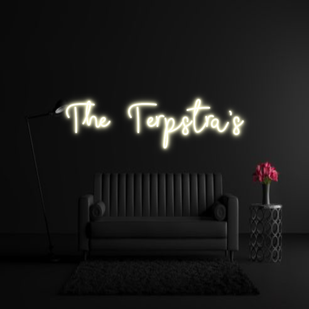 CREATE YOUR OWN WEDDING NEON SIGN The  Terpstra’s