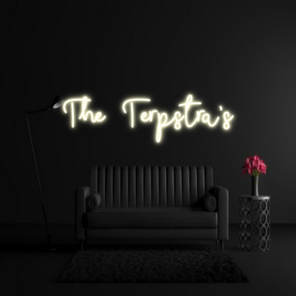 CREATE YOUR OWN WEDDING NEON SIGN The  Terpstra’s