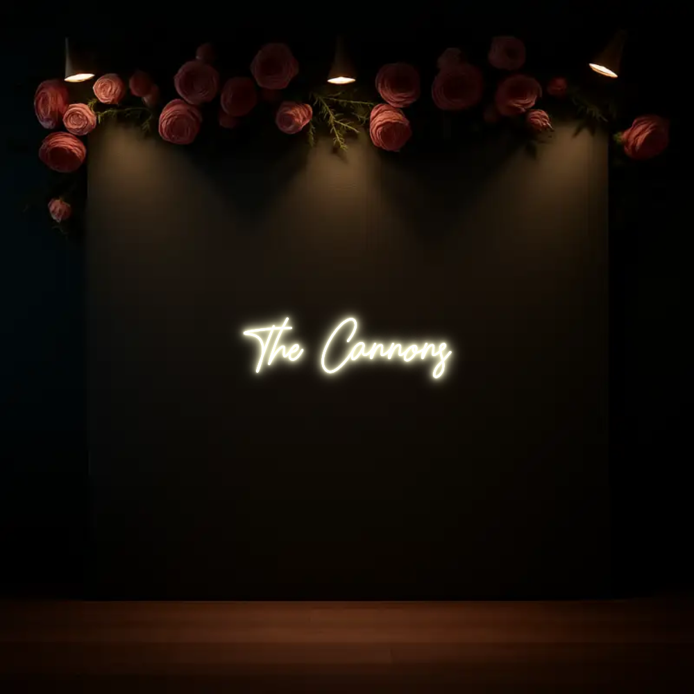 CREATE YOUR OWN WEDDING NEON SIGN The Cannons