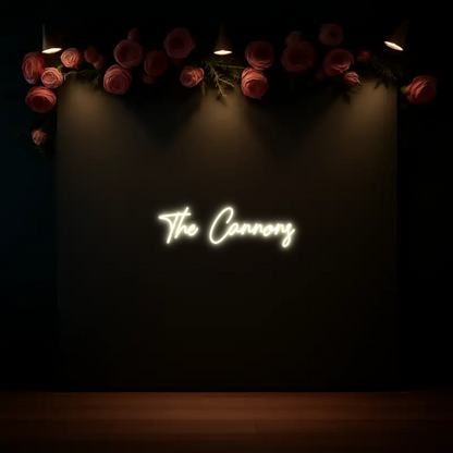 CREATE YOUR OWN WEDDING NEON SIGN The Cannons