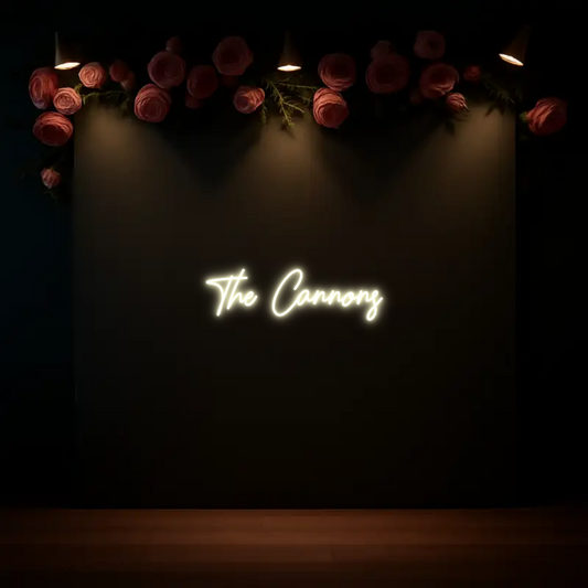 CREATE YOUR OWN WEDDING NEON SIGN The Cannons