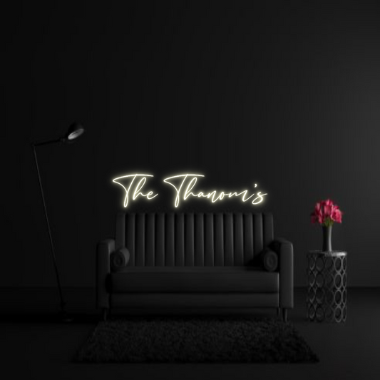CREATE YOUR OWN WEDDING NEON SIGN The Thanom’s