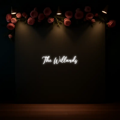 CREATE YOUR OWN WEDDING NEON SIGN The Willards