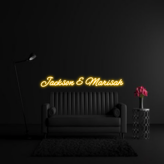 CREATE YOUR OWN WEDDING NEON SIGN Jackson & Mar...