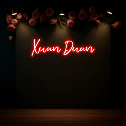 CREATE YOUR OWN WEDDING NEON SIGN Xuan Duan