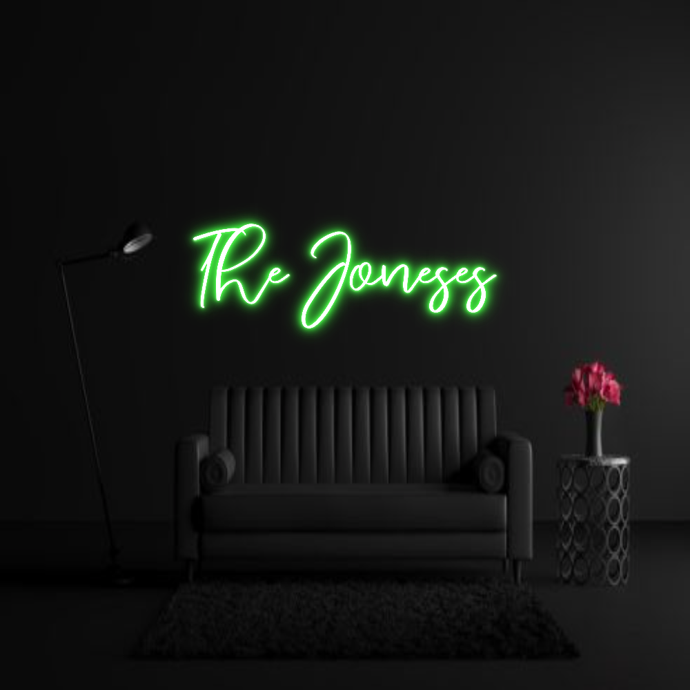 CREATE YOUR OWN WEDDING NEON SIGN The Joneses