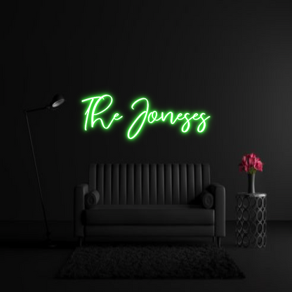 CREATE YOUR OWN WEDDING NEON SIGN The Joneses