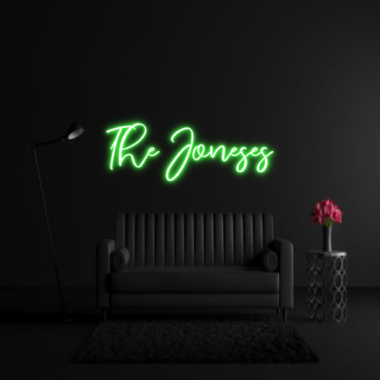 CREATE YOUR OWN WEDDING NEON SIGN The Joneses