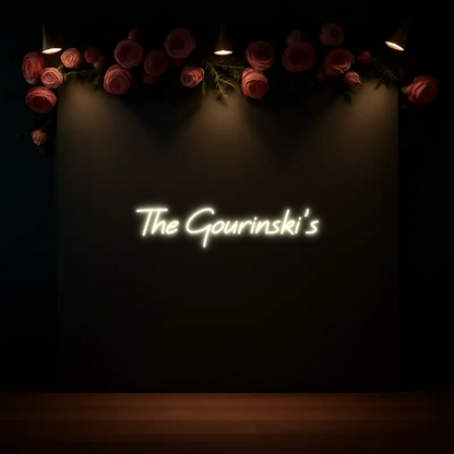 CREATE YOUR OWN WEDDING NEON SIGN The Gourinski's