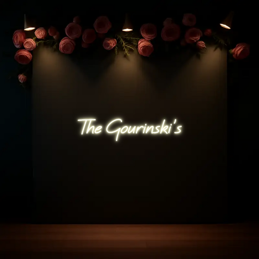 CREATE YOUR OWN WEDDING NEON SIGN The Gourinski's