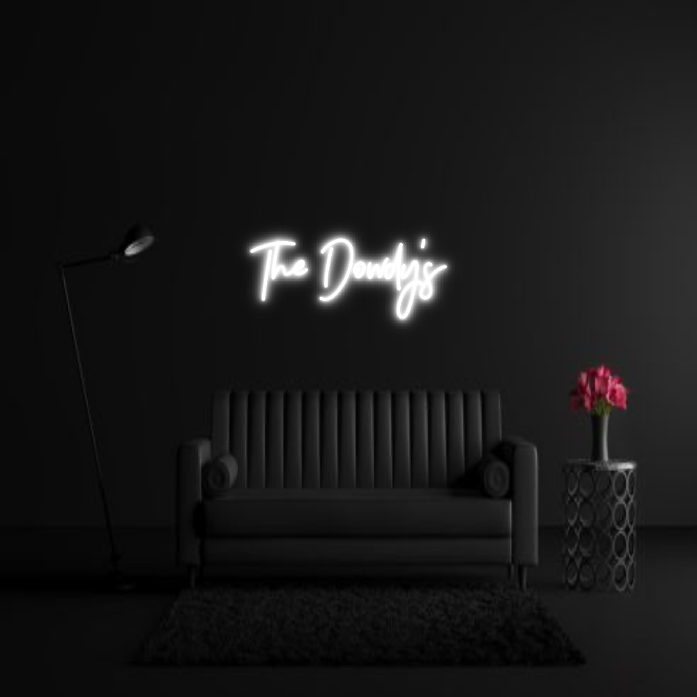 CREATE YOUR OWN WEDDING NEON SIGN The Dowdy's