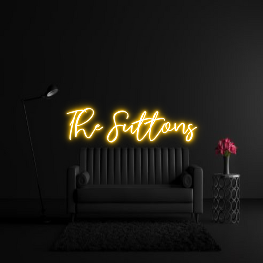 CREATE YOUR OWN WEDDING NEON SIGN The Suttons