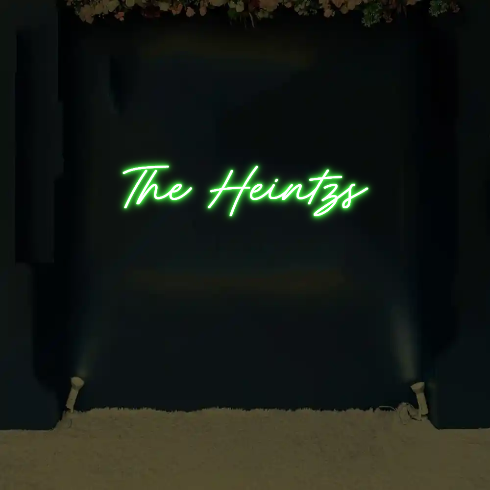 CREATE YOUR OWN WEDDING NEON SIGN The Heintzs