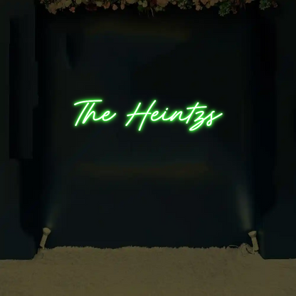CREATE YOUR OWN WEDDING NEON SIGN The Heintzs