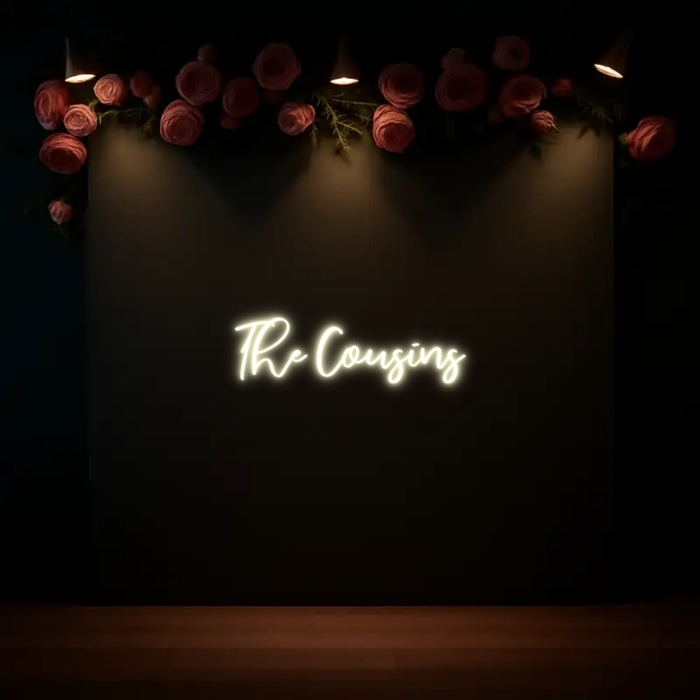 CREATE YOUR OWN WEDDING NEON SIGN The Cousins