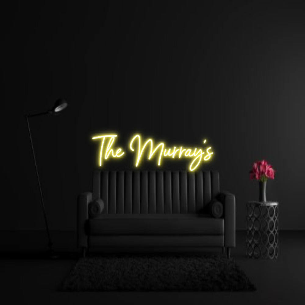 CREATE YOUR OWN WEDDING NEON SIGN The Murray’s