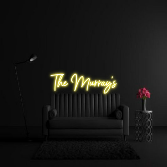 CREATE YOUR OWN WEDDING NEON SIGN The Murray’s