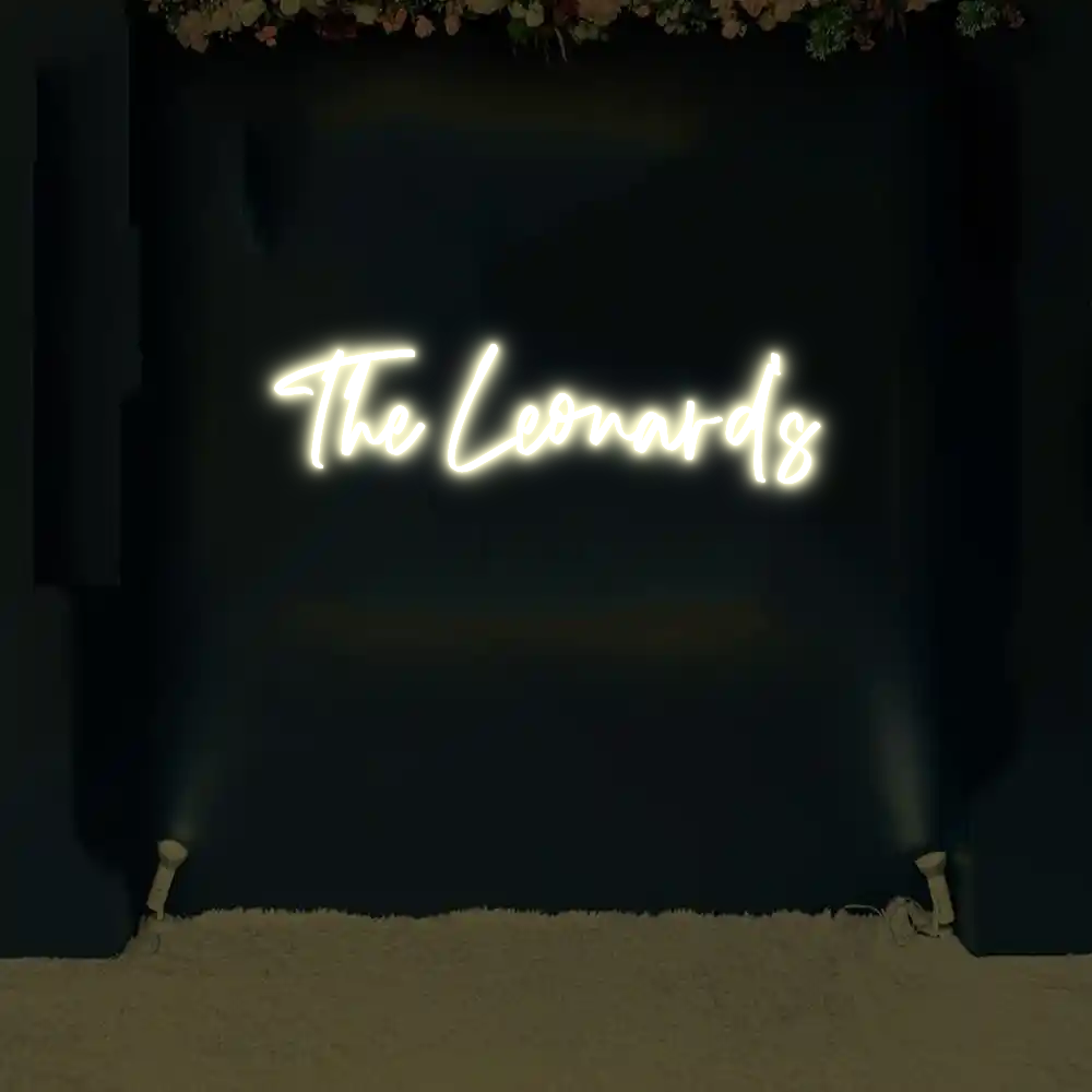 CREATE YOUR OWN WEDDING NEON SIGN The Leonard's