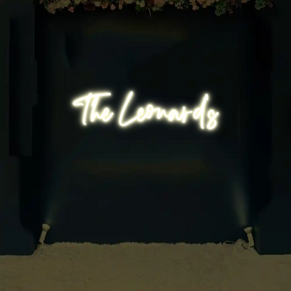 CREATE YOUR OWN WEDDING NEON SIGN The Leonard's