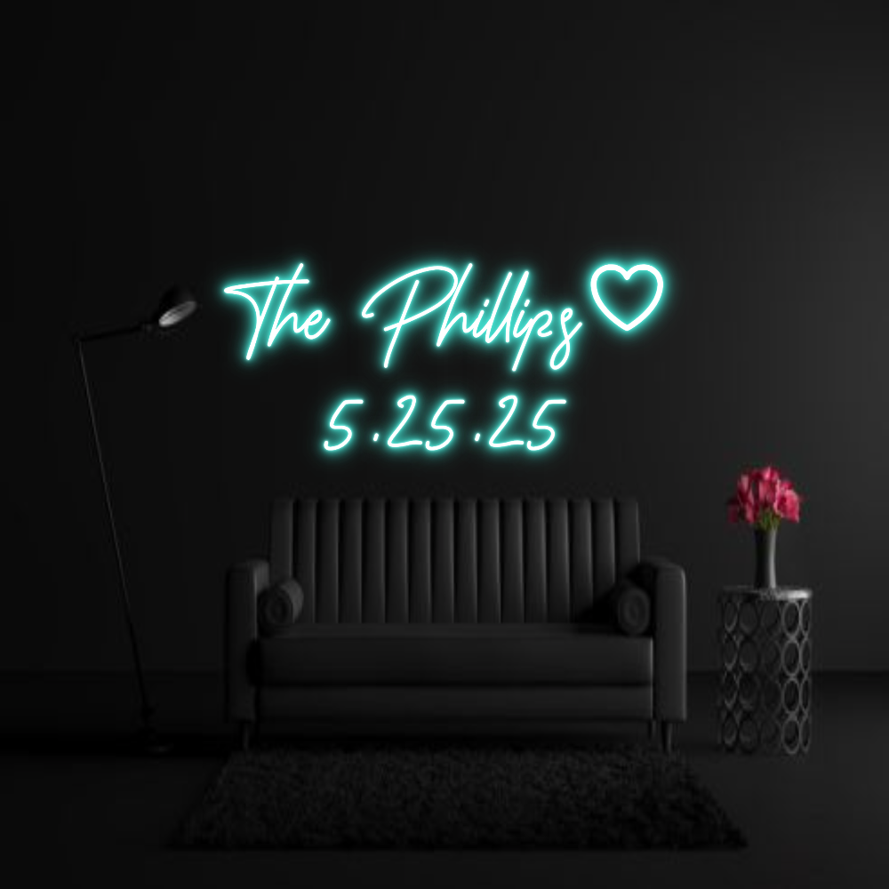 CREATE YOUR OWN WEDDING NEON SIGN The Phillips...