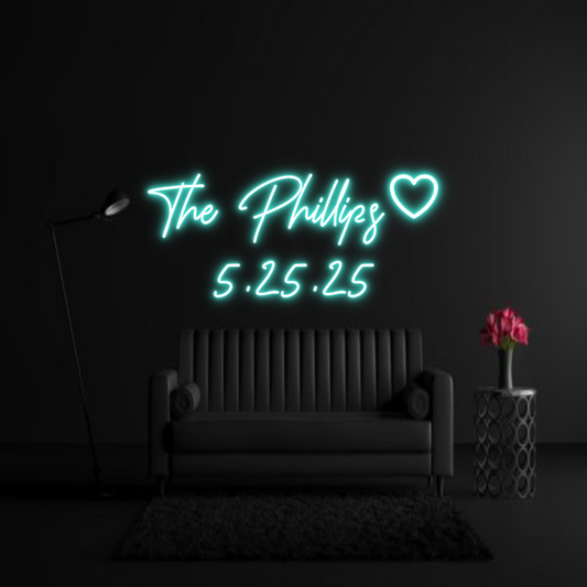 CREATE YOUR OWN WEDDING NEON SIGN The Phillips...