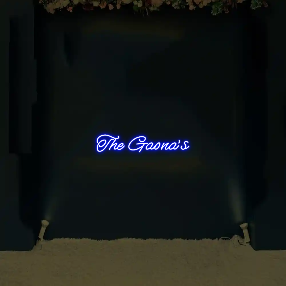 CREATE YOUR OWN WEDDING NEON SIGN The Gaona’s