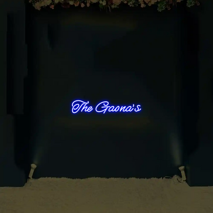 CREATE YOUR OWN WEDDING NEON SIGN The Gaona’s