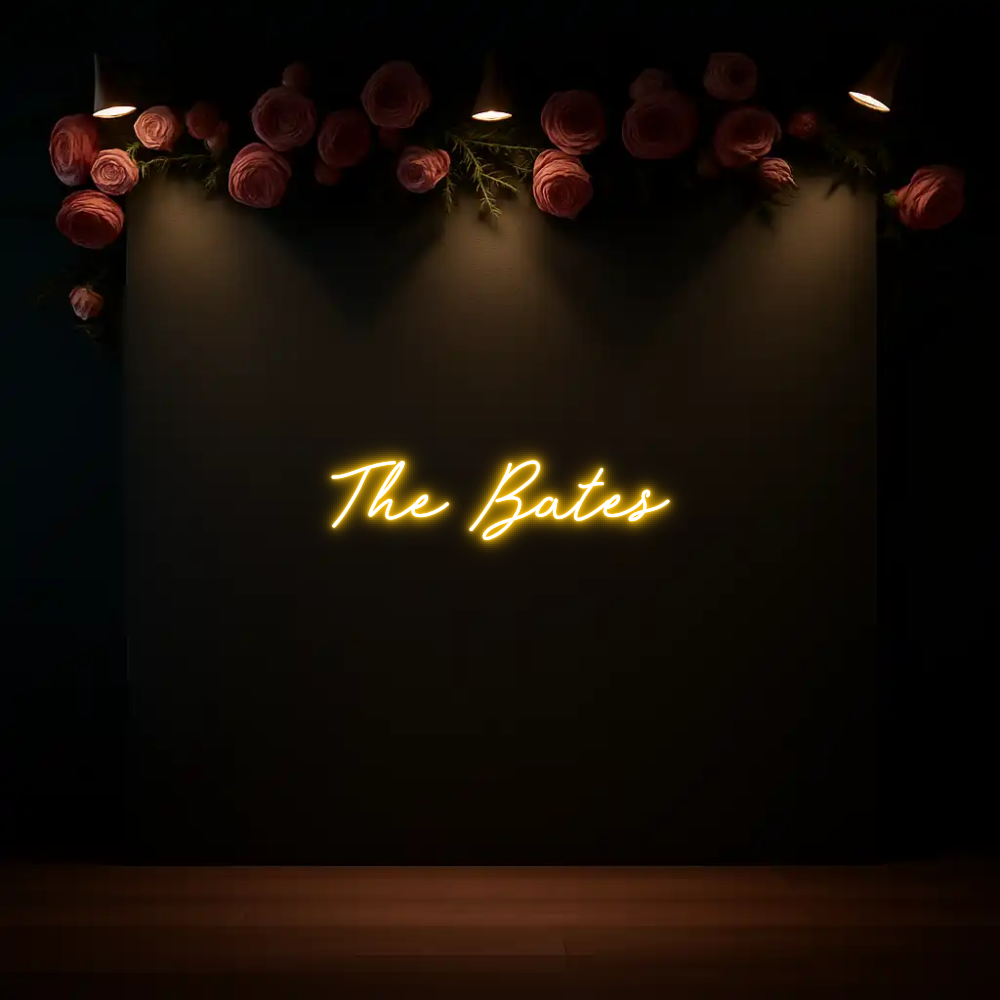 CREATE YOUR OWN WEDDING NEON SIGN The Bates