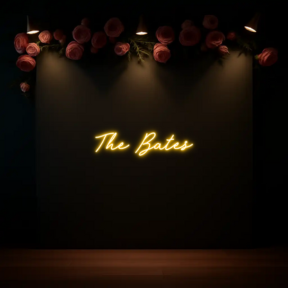 CREATE YOUR OWN WEDDING NEON SIGN The Bates