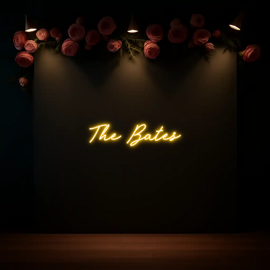 CREATE YOUR OWN WEDDING NEON SIGN The Bates
