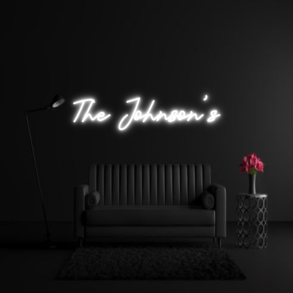 CREATE YOUR OWN WEDDING NEON SIGN The Johnson’s