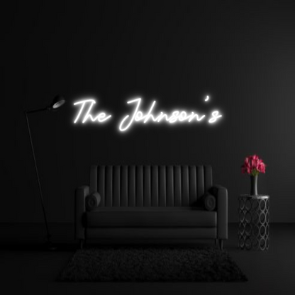 CREATE YOUR OWN WEDDING NEON SIGN The Johnson’s