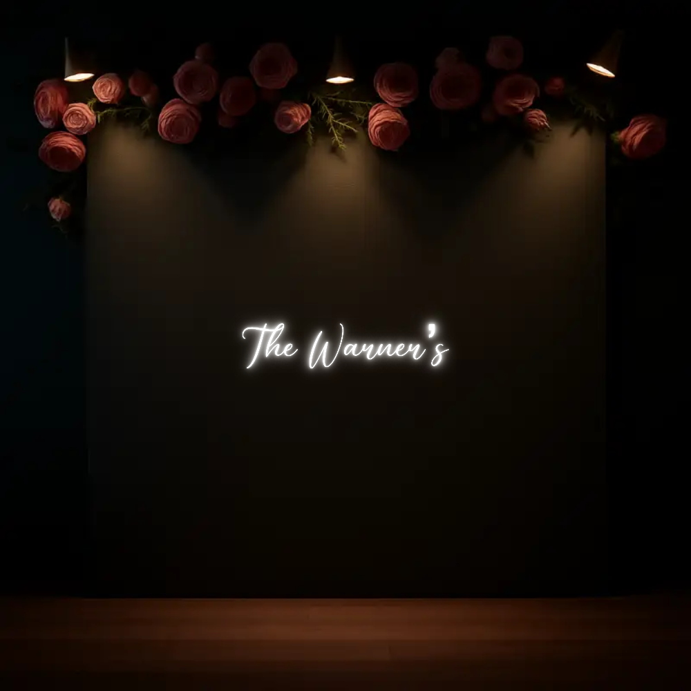 CREATE YOUR OWN WEDDING NEON SIGN The Warner’s
