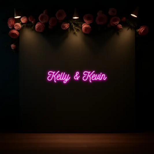 CREATE YOUR OWN WEDDING NEON SIGN Kelly & Kevin