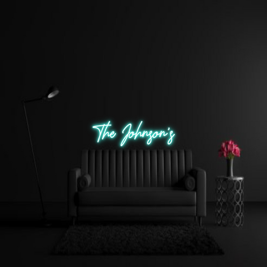 CREATE YOUR OWN WEDDING NEON SIGN The Johnson’s