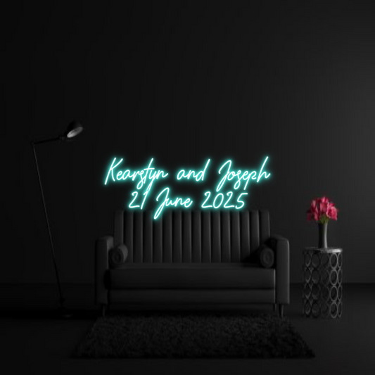 CREATE YOUR OWN WEDDING NEON SIGN Kearstyn and ...