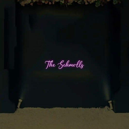 CREATE YOUR OWN WEDDING NEON SIGN The Schmolls