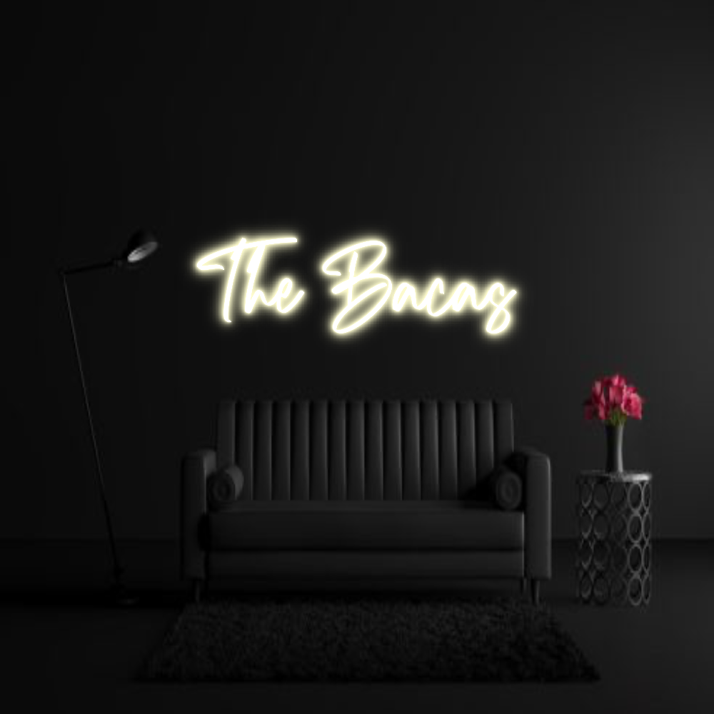 CREATE YOUR OWN WEDDING NEON SIGN The Bacas