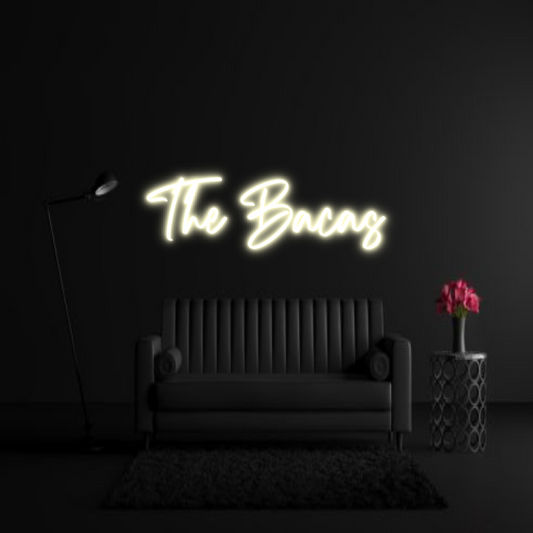 CREATE YOUR OWN WEDDING NEON SIGN The Bacas