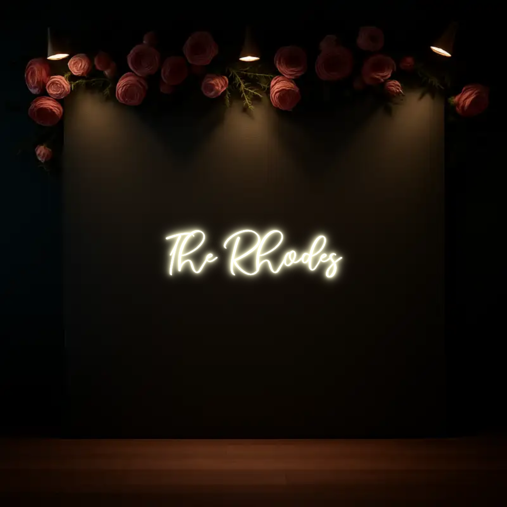 CREATE YOUR OWN WEDDING NEON SIGN The Rhodes