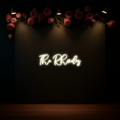 CREATE YOUR OWN WEDDING NEON SIGN The Rhodes