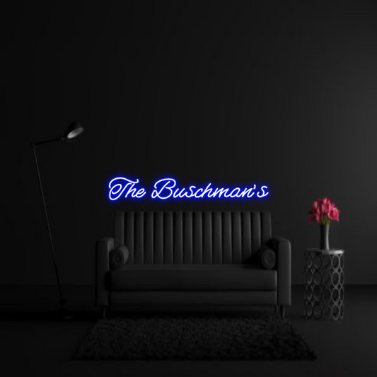 CREATE YOUR OWN WEDDING NEON SIGN The Buschman’s