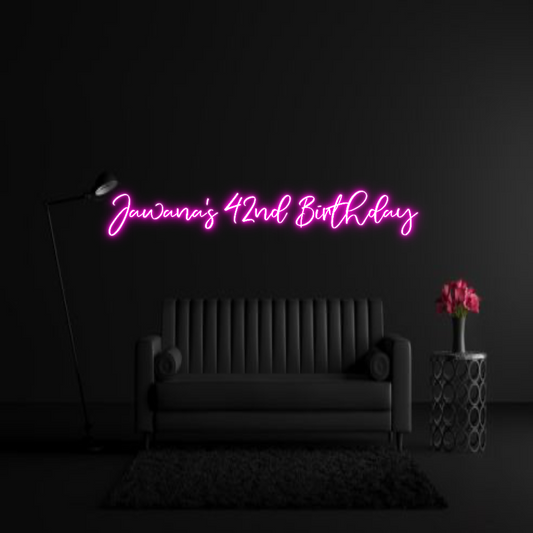 CREATE YOUR OWN WEDDING NEON SIGN Jawana’s 42nd...