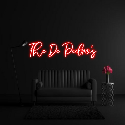 CREATE YOUR OWN WEDDING NEON SIGN The De Pedro’s