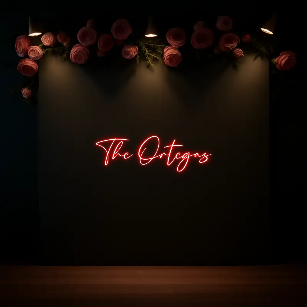 CREATE YOUR OWN WEDDING NEON SIGN The Ortegas